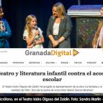 Una escritora cartagenera de 11 años de edad conecta con jóvenes lectores en Granada