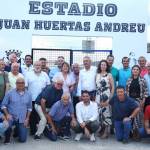 El campo de fútbol de Los Belones ya luce el nombre de Juan Huertas 